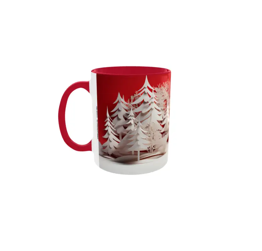 Iarna decor, cana din ceramica, 330ml, model cgs1785